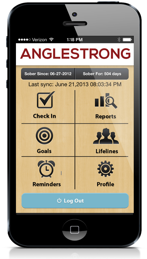 AngleStrong Recovery Management app