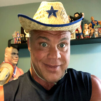 Little Cowboy Hat - Personally autographed by Kurt Angle