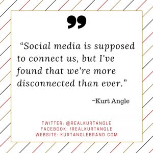 Social media- Kurt Angle Blog