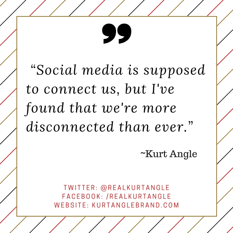 Social media- Kurt Angle Blog